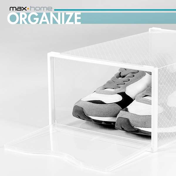 Color Baby Lot de 6 Boîtes pour Chaussures à Ouverture Frontale