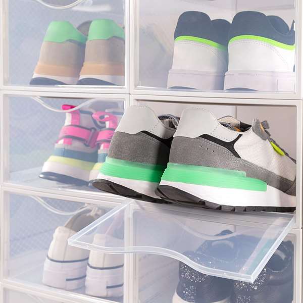 Color Baby Lot de 6 Boîtes pour Chaussures à Ouverture Frontale