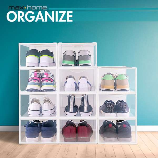 Color Baby Lot de 6 Boîtes pour Chaussures à Ouverture Frontale