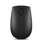 Lenovo Souris sans fil laser compacte 1000 dpi, 3 boutons, autonomie longue durée
