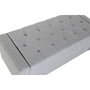 Banquette Home ESPRIT Gris clair Polyester Bois 120 X 50 X 42 CM