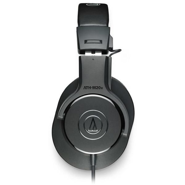Audio-Technica ATH-M20X Casque audio studio professionnel supra-aural avec fil, Noir