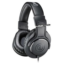Audio-Technica ATH-M20X Casque audio studio professionnel supra-aural avec fil, Noir