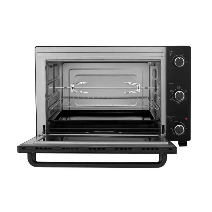 Continental Edison Minifour Électrique CEMF60B3 avec Chaleur Tournante, 57L, 2300W, 5 Modes, Noir - 60 x 39 x 48 cm