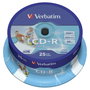 Verbatim CD-R 700 MB 52x - Boîte de 25 unités imprimables
