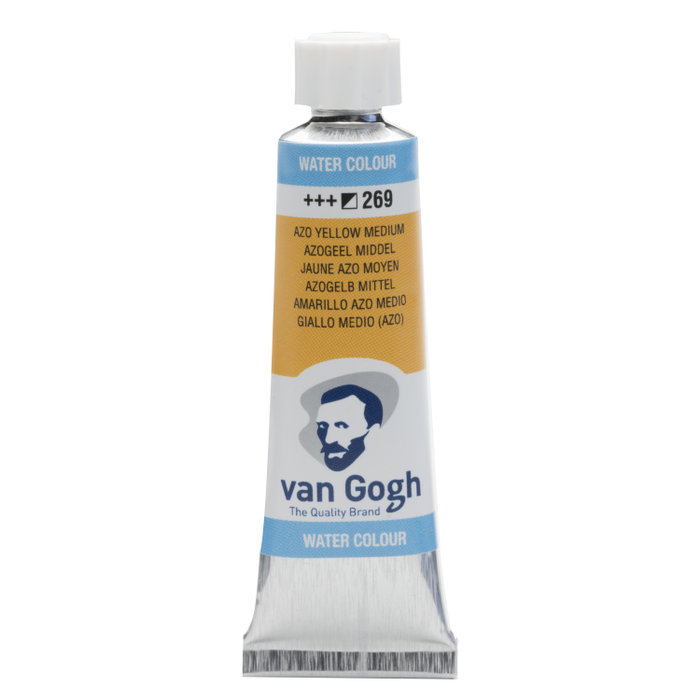 Van Gogh Aquarelle Tube 10 ml Jaune Azo Moyen 269 Van Gogh Aquarelle Tube 10 ml Jaune Azo Moyen 269