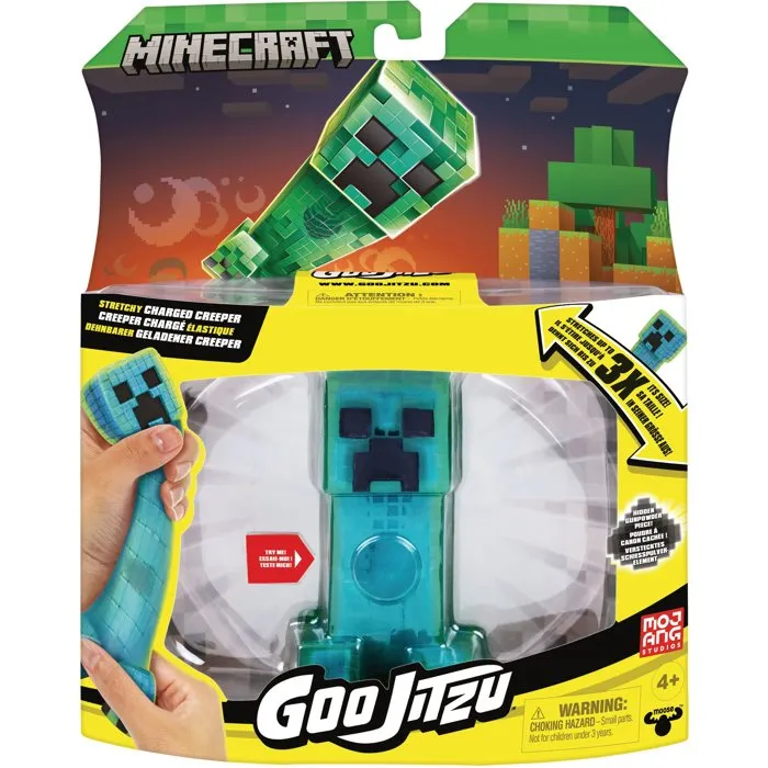 Heroes Of Goo Jit Zu Creeper Chargé - Figurine Minecraft 11 cm