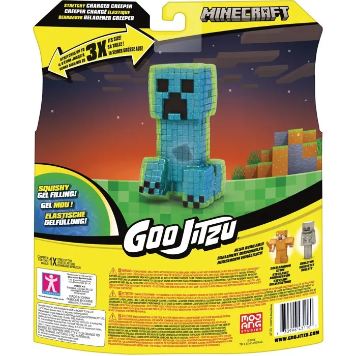 Heroes Of Goo Jit Zu Creeper Chargé - Figurine Minecraft 11 cm