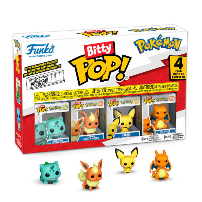 Funko Pack de 4 figurines Pokémon Bitty POP! Vinyl Series 3 Funko Pack de 4 figurines Pokémon Bitty POP! Vinyl Series 3