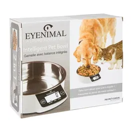 Eyenimal Gamelle pour Animal de Compagnie Intelligente avec Balance Intégrée 1 L Blanc - Intelligent Pet Bowl