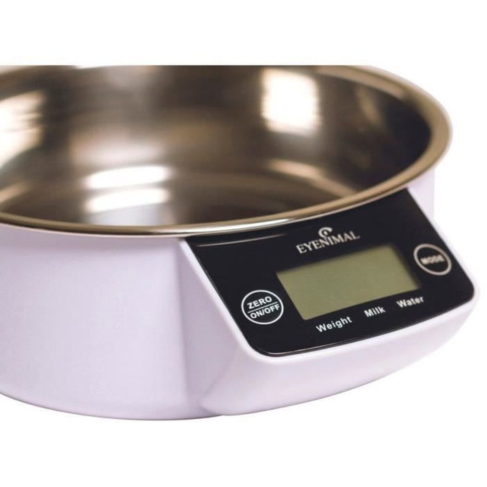 Eyenimal Gamelle avec balance intégrée Intelligent Pet Bowl - 1 L - Blanc