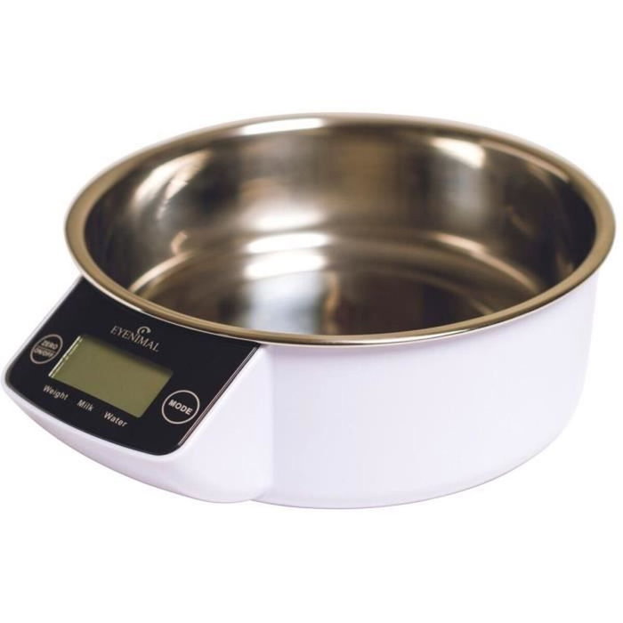 Eyenimal Gamelle avec balance intégrée Intelligent Pet Bowl - 1 L - Blanc
