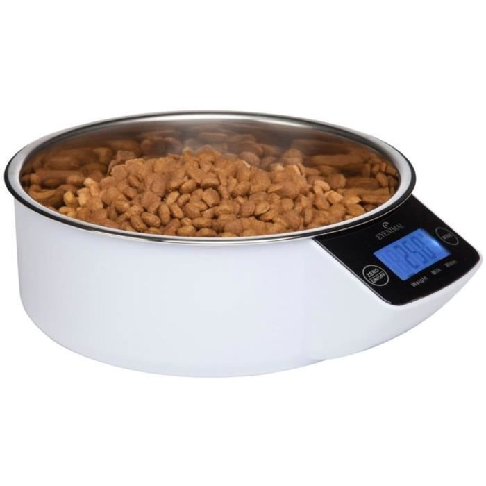 Eyenimal Gamelle avec balance intégrée Intelligent Pet Bowl - 1 L - Blanc