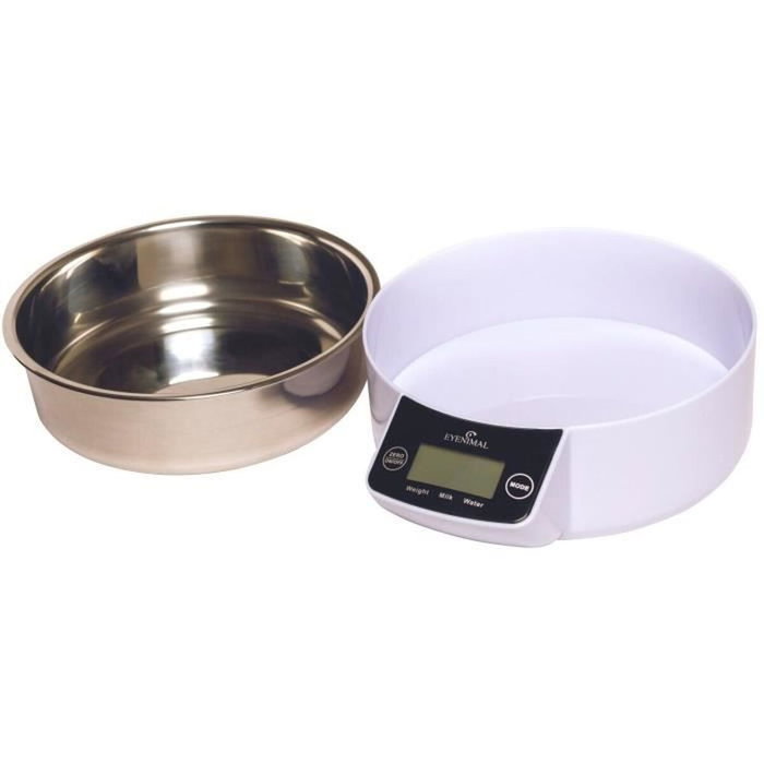 Eyenimal Gamelle avec balance intégrée Intelligent Pet Bowl - 1 L - Blanc