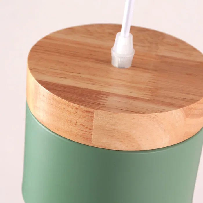 Mikayla SKD-P1010-T - Suspension en aluminium et bois, design moderne, hauteur réglable