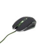 GEMBIRD Souris Gaming 2400 DPI Câble Nylon Ergonomique