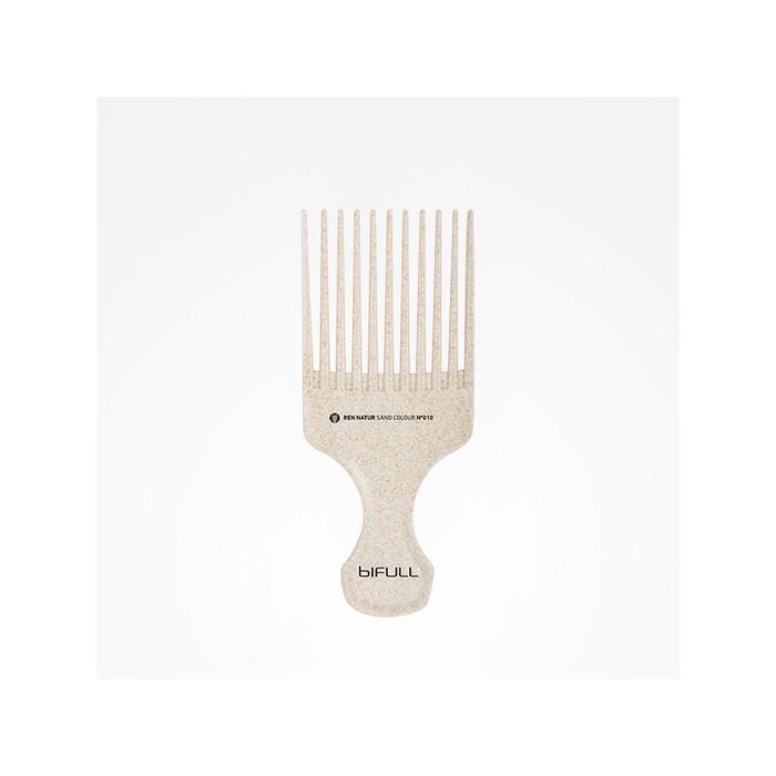 Bifull Peigne Ahuecador Classique Ren Natur Couleur Sable N°10 - Peigne Biodégradable en Fibre de Blé pour Cheveux Longs et Bouclés Bifull Peigne Ahuecador Classique Ren Natur Couleur Sable N°10 - Peigne Biodégradable en Fibre de Blé pour Cheveux Longs et Bouclés