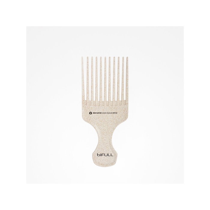 Bifull Peigne Ahuecador Classique Ren Natur Couleur Sable N°10 - Peigne Biodégradable en Fibre de Blé pour Cheveux Longs et Bouclés Bifull Peigne Ahuecador Classique Ren Natur Couleur Sable N°10 - Peigne Biodégradable en Fibre de Blé pour Cheveux Longs et Bouclés