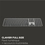Mobility Lab KP430W Clavier sans fil AZERTY Gris