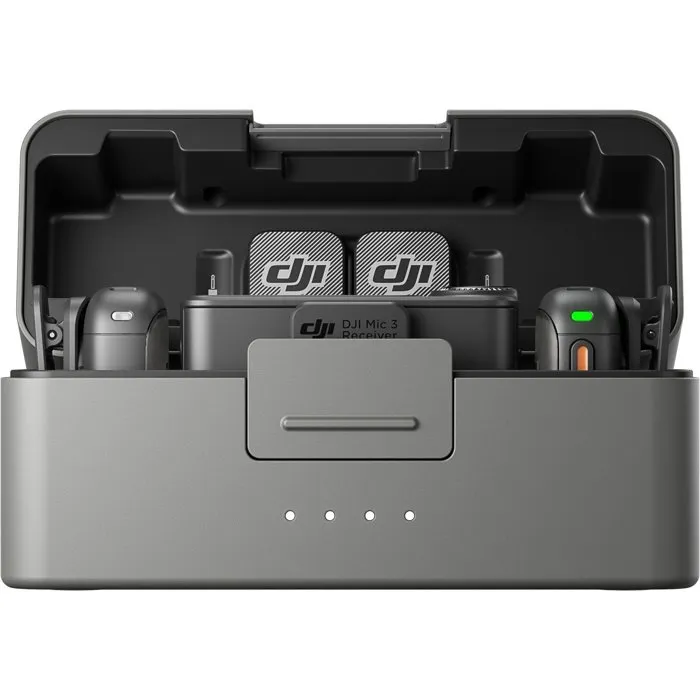 DJI Mic 3 - Kit microphone sans fil (2 émetteurs TX, 1 récepteur RX) avec recharge rapide DJI Mic 3 - Kit microphone sans fil (2 émetteurs TX, 1 récepteur RX) avec recharge rapide