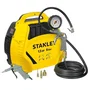 Stanley Compresseur d'air sans cuve AIR KIT 1,5 CV - Ultra-compact et portatif - Idéal pour gonflage et aérographie - Livré avec accessoires