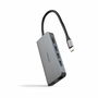 Hub USB NANOCABLE Hub 8en1 Gris 18 cm