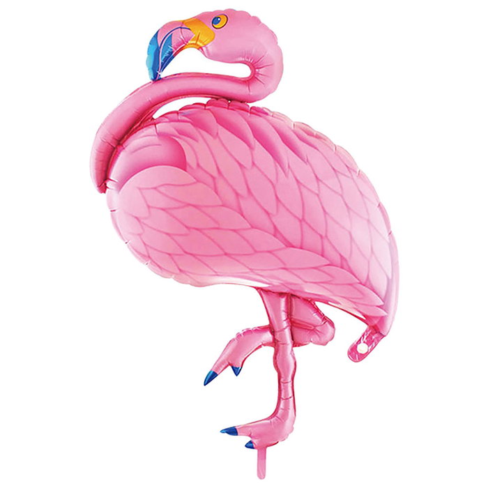 Party Time Ballon en aluminium Flamant rose Party Time Ballon en aluminium Flamant rose