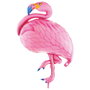 Party Time Ballon en aluminium Flamant rose