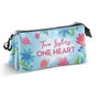 Karactermania Frozen 2 Porte-tout Triple Heart Bleu