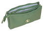 Safta Basics Triple Porte-tout en tissu vert 22x12x3 cm, pour enfants à partir de 3 ans