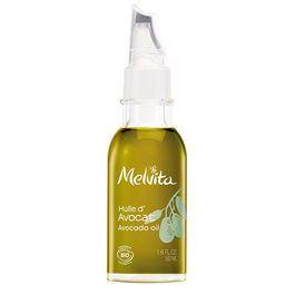 Melvita Huile Lissante Bio à l'Avocat 50 ml - Pour le Corps, le Visage et les Yeux - Format Testeur