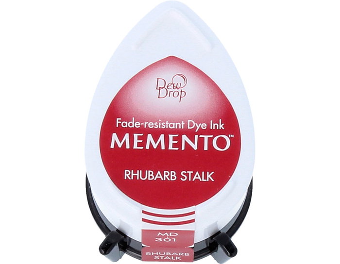 Tsukineko Almohadilla de tinta gota MEMENTO tallo de ruibarbo 32x50mm Tsukineko Almohadilla de tinta gota MEMENTO tallo de ruibarbo 32x50mm