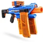 ZURU - X-SHOT Clip Blaster - Blaster motorisé avec 4 chargeurs, portée 27 m et extensions incluses pour batailles