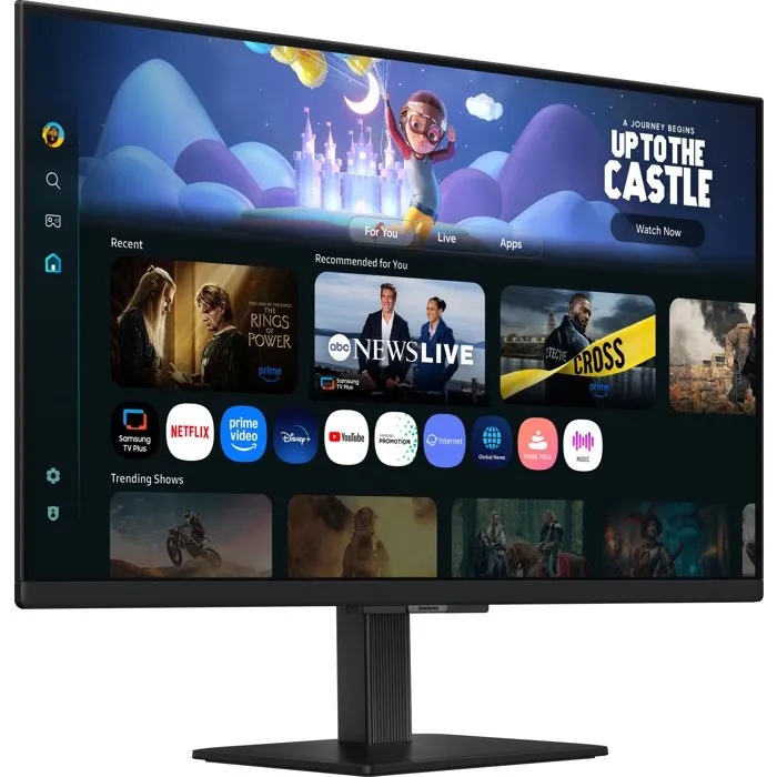Samsung M50F Moniteur Smart Monitor 27 pouces FHD IPS 60Hz 5ms HDR10 Gaming Hub Smart TV Haut-parleurs intégrés HDMI USB