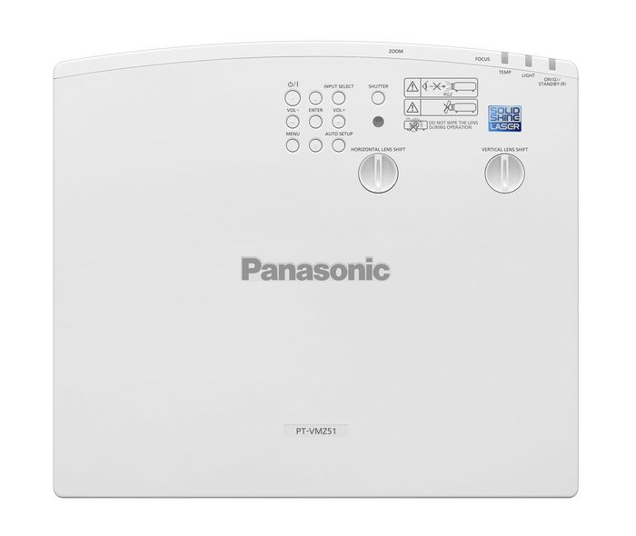 Panasonic Projecteur Laser LCD, 5200 lm, WUXGA (1920x1200p), 0.76-7.62m Distance Projection