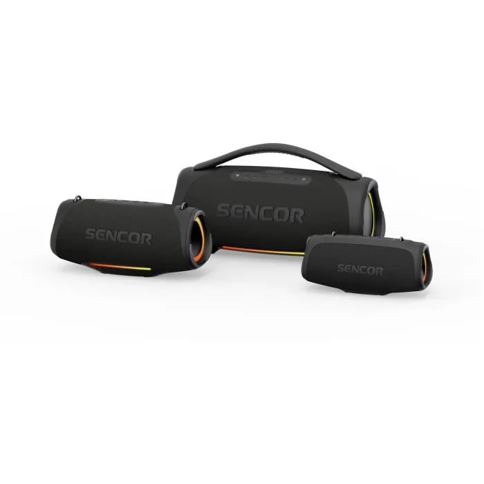 Sencor RESONEX MEGA - Enceinte Bluetooth étanche 190 W - Noir Sencor RESONEX MEGA - Enceinte Bluetooth étanche 190 W - Noir