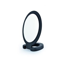 Bifull Miroir Clam Noir 12,3 cm avec Support Multifonctionnel
