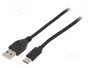 GEMBIRD Câble USB 2.0 Cablexpert USB A vers USB C, 1,8m, doré