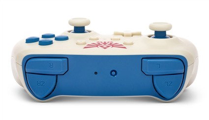 PowerA NSGP0015-01 Manette Sans Fil Officielle Nintendo Switch Edition Zelda, Rechargeable, Boutons Assignables, Motion Control, 30h Autonomie