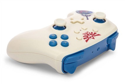 PowerA NSGP0015-01 Manette Sans Fil Officielle Nintendo Switch Edition Zelda, Rechargeable, Boutons Assignables, Motion Control, 30h Autonomie
