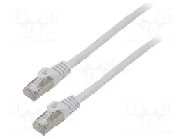 LANBERG Cordon de raccordement Cat 5e F/UTP RJ45 10m gris