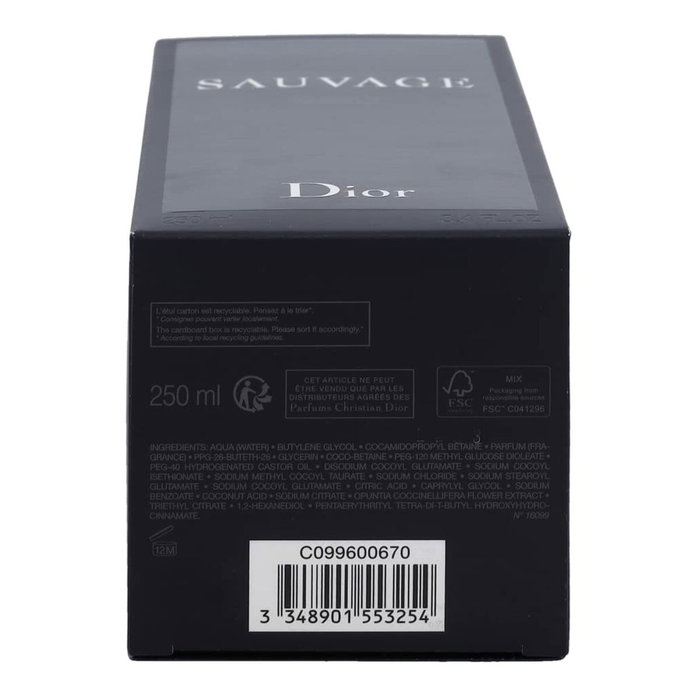 Parfum Homme Dior 099600670 50 ml 250 ml