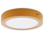 Plafonnier LED circulaire jaune 18 W, 1 800 lm, 2 700 K