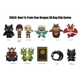 Monogram Int. Présentoir de 24 porte-clés 3D How to train your Dragon 2025 Movie