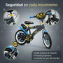 Toimsa Bicicleta Batman - Vélo enfant 14" pour 4 à 6 ans - Noir