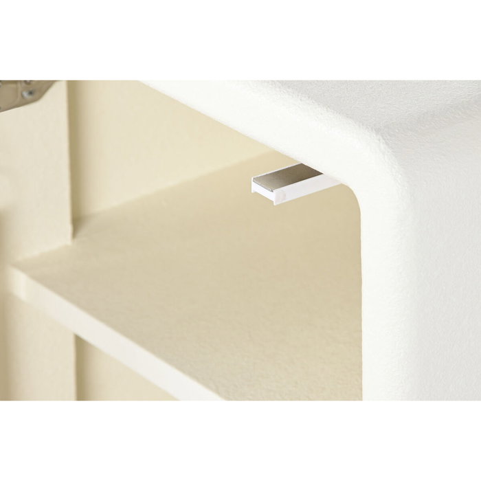 Table de Nuit DKD Home Decor Blanc Bois MDF 45 x 40 x 55 cm Table de Nuit DKD Home Decor Blanc Bois MDF 45 x 40 x 55 cm