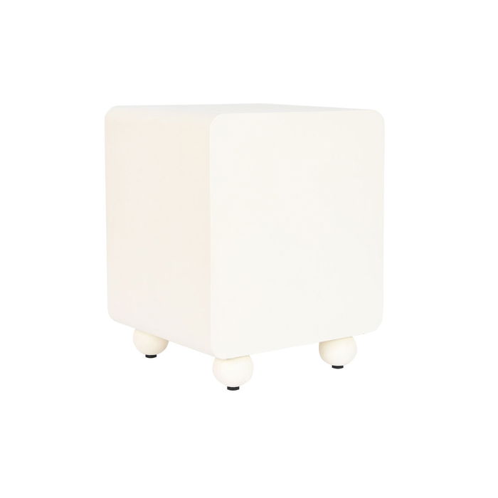 Table de Nuit DKD Home Decor Blanc Bois MDF 45 x 40 x 55 cm