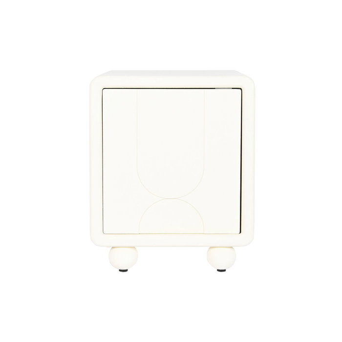 Table de Nuit DKD Home Decor Blanc Bois MDF 45 x 40 x 55 cm Table de Nuit DKD Home Decor Blanc Bois MDF 45 x 40 x 55 cm