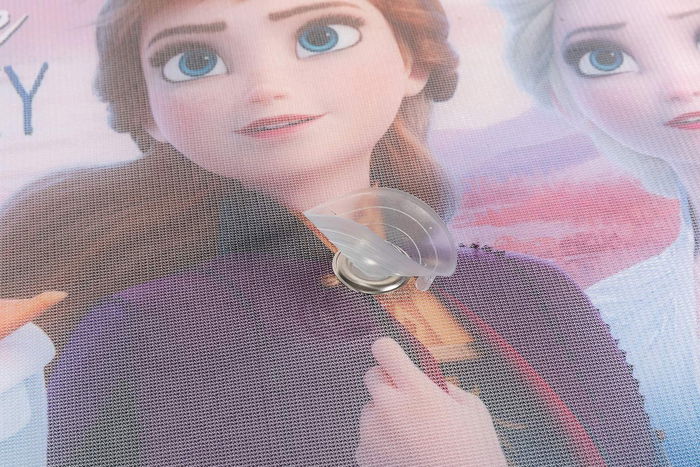 Licensing CZ10250 Rideau Latéral Maxi Frozen 60x40 cm, Protection UV, Fixation Ventouse, Normes Européennes