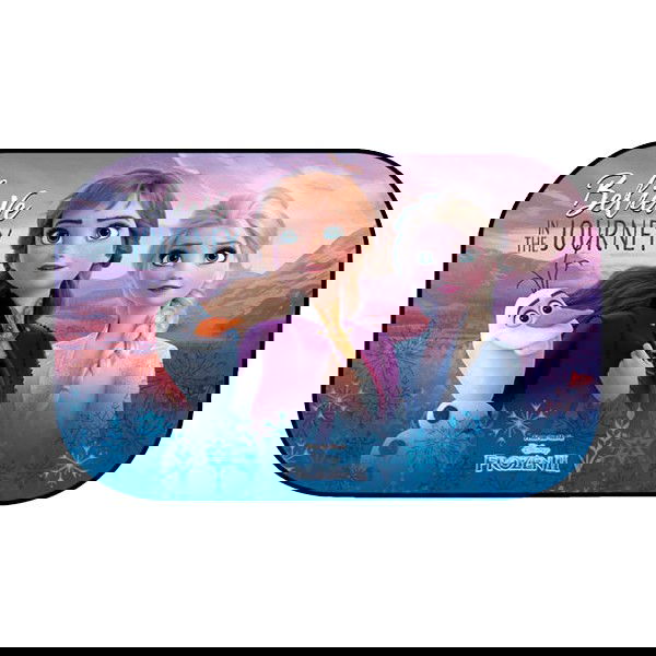 Licensing CZ10250 Rideau Latéral Maxi Frozen 60x40 cm, Protection UV, Fixation Ventouse, Normes Européennes